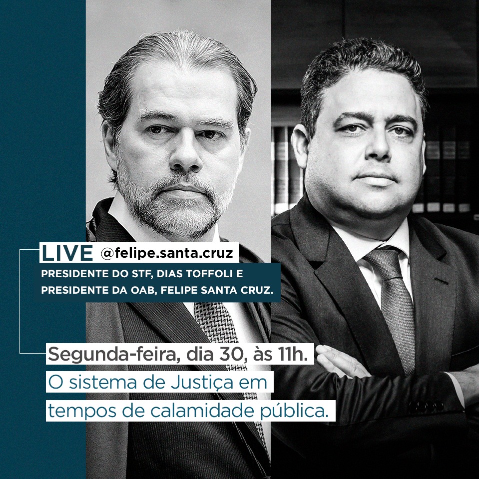 Você está visualizando atualmente Ministro Toffoli participa de live nesta segunda (30/3)