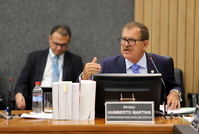 Ministro Humberto Martins, corregedor nacionl de Justiça - 54ª Sessão Extraordinária. FOTO: Luiz Silveira/Agência CNJ