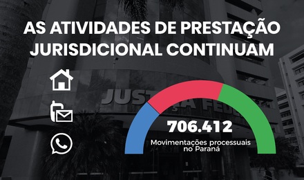 Você está visualizando atualmente Justiça Federal do PR divulga dados atualizados da produtividade