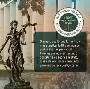 Read more about the article TJDFT realiza mais de 214 mil atos judiciais e 33 mil julgamentos de 16/3 a 26/4