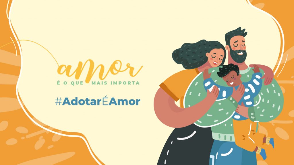 Imagem ilustrativa da campanha #AdotarÉAmor