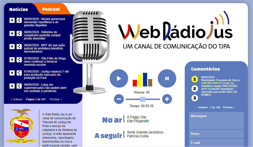 Você está visualizando atualmente PA celebra Dia da Memória do Poder Judiciário com programa especial de rádio