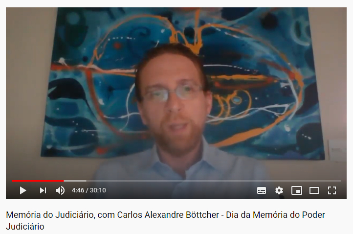 Você está visualizando atualmente Vídeo de palestra sobre Dia da Memória do Poder Judiciário está disponível na internet