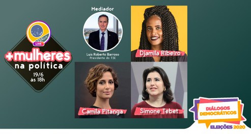 Você está visualizando atualmente Personalidades femininas participam da primeira live da série Diálogos Democráticos