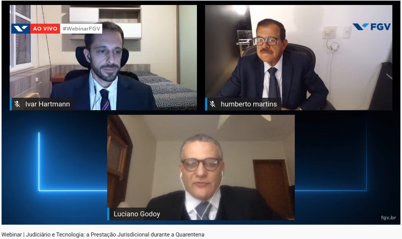 Você está visualizando atualmente Corregedor do CNJ fala sobre prestação jurisdicional na quarentena em webinar da FGV