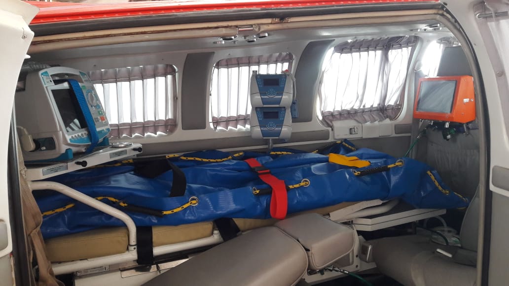 Você está visualizando atualmente Avião equipado com recursos trabalhistas auxilia no combate à Covid-19 em MS