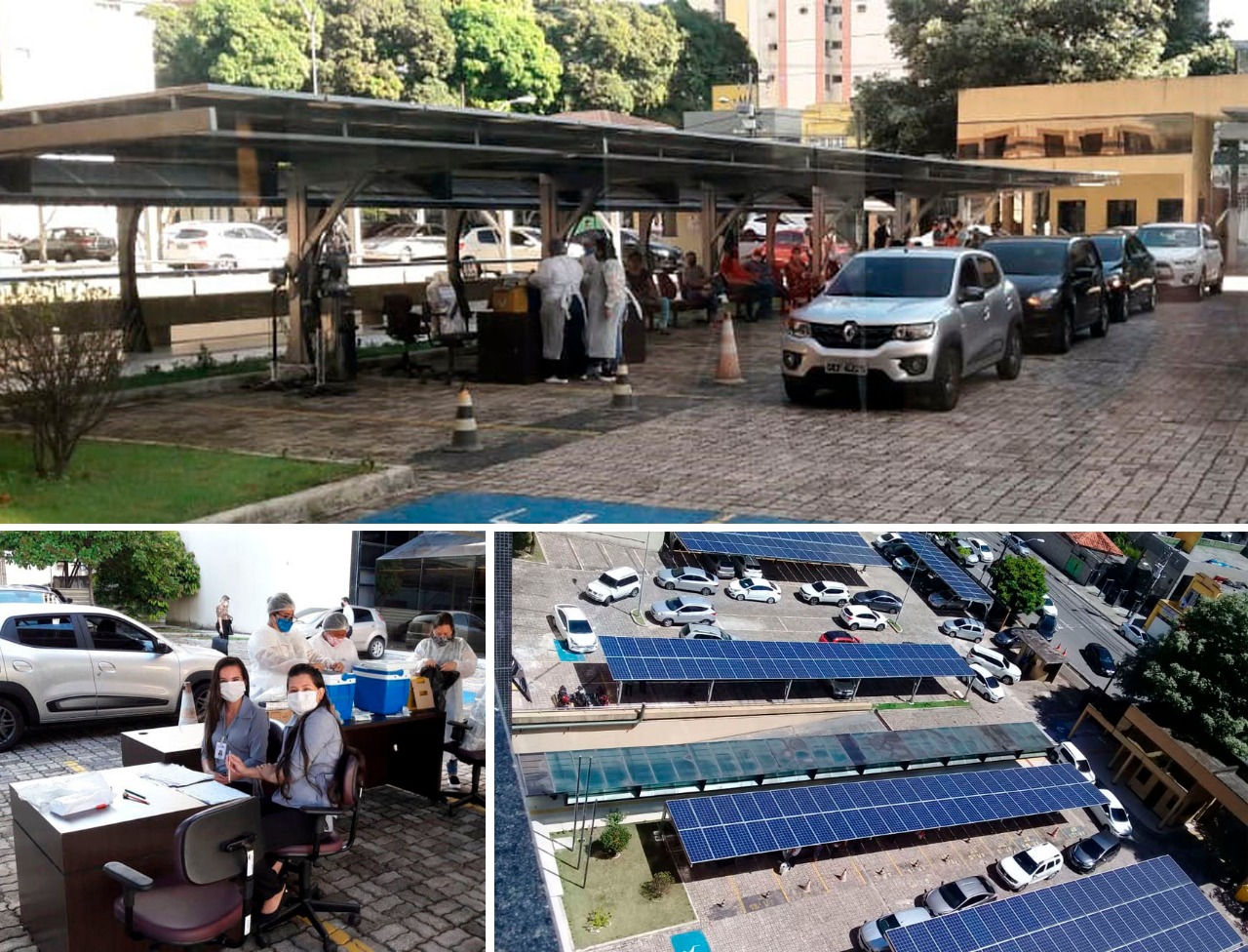 Você está visualizando atualmente Vacinação no sistema drive-thru imuniza cerca de 300 pessoas na JF em Belém (PA)