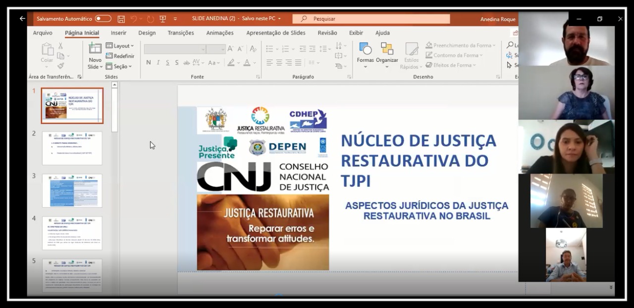 Você está visualizando atualmente Tribunal de Justiça piauiense promove webinar para debater práticas restaurativas