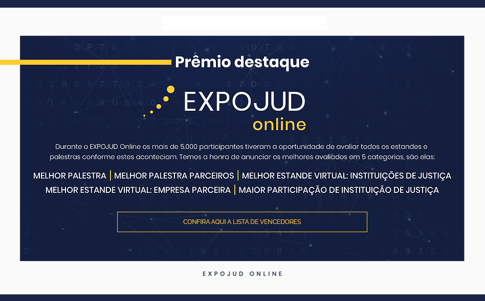 Você está visualizando atualmente Participação do CNJ no Expojud foi destaque em 2020