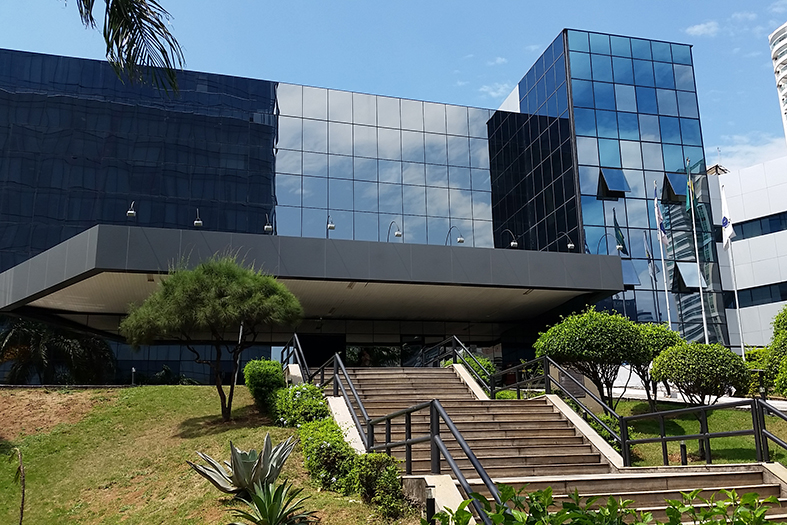 Foto da fachada da sede do Tribunal de Justiça do Espírito Santo (TJES)