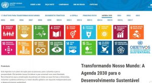 Ilustração da Agenda 2030 da ONU