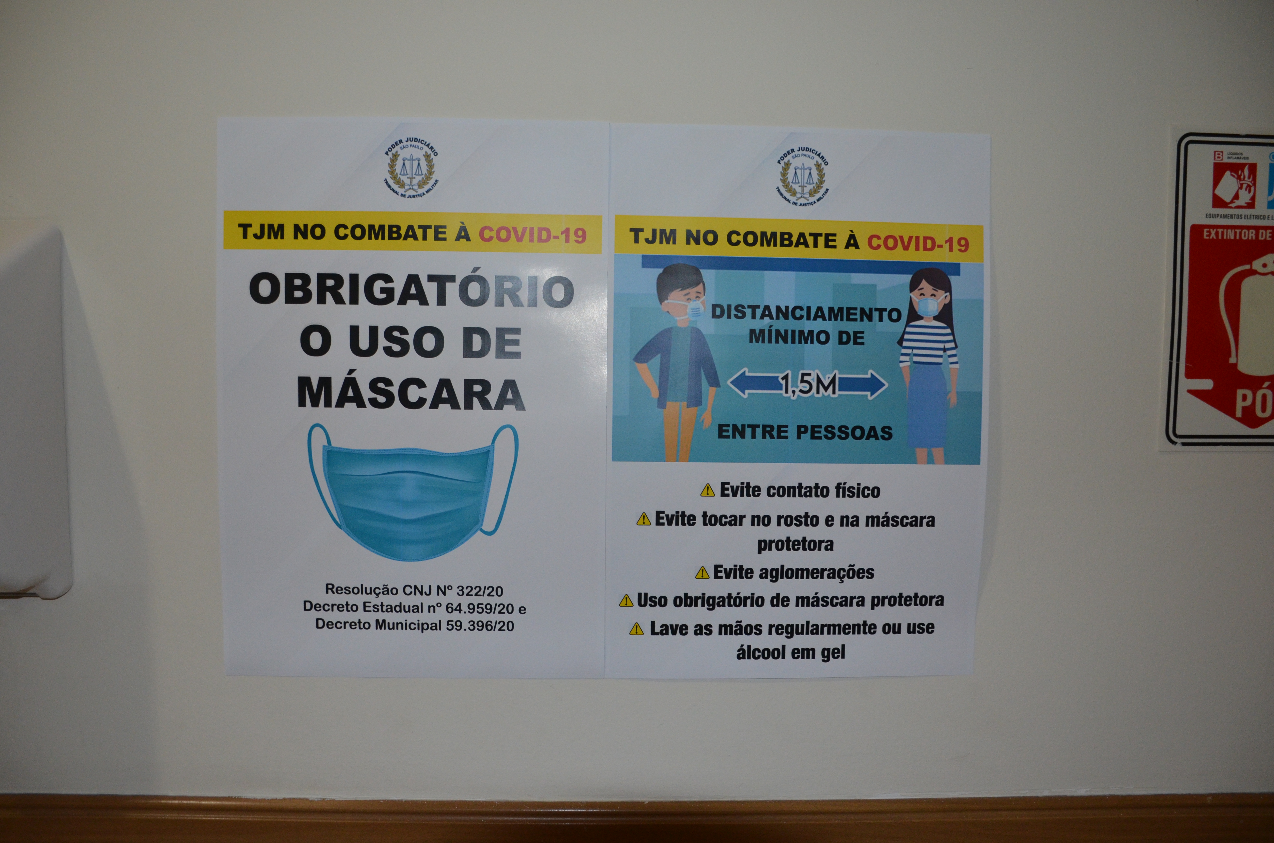 Leia mais sobre o artigo Tribunal militar paulista retoma atividades presenciais com ações de prevenção à Covid-19