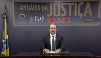 Você está visualizando atualmente Presidente e ministros participam de lançamento do Anuário da Justiça Brasil 2020