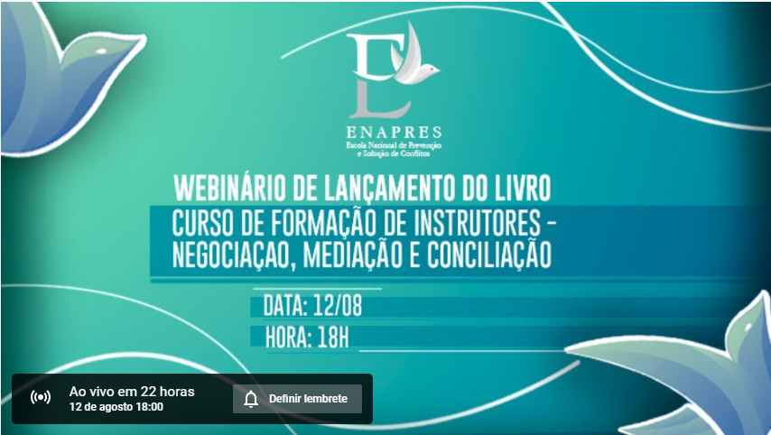 Você está visualizando atualmente Livro promove formação de instrutores em mediação e conciliação