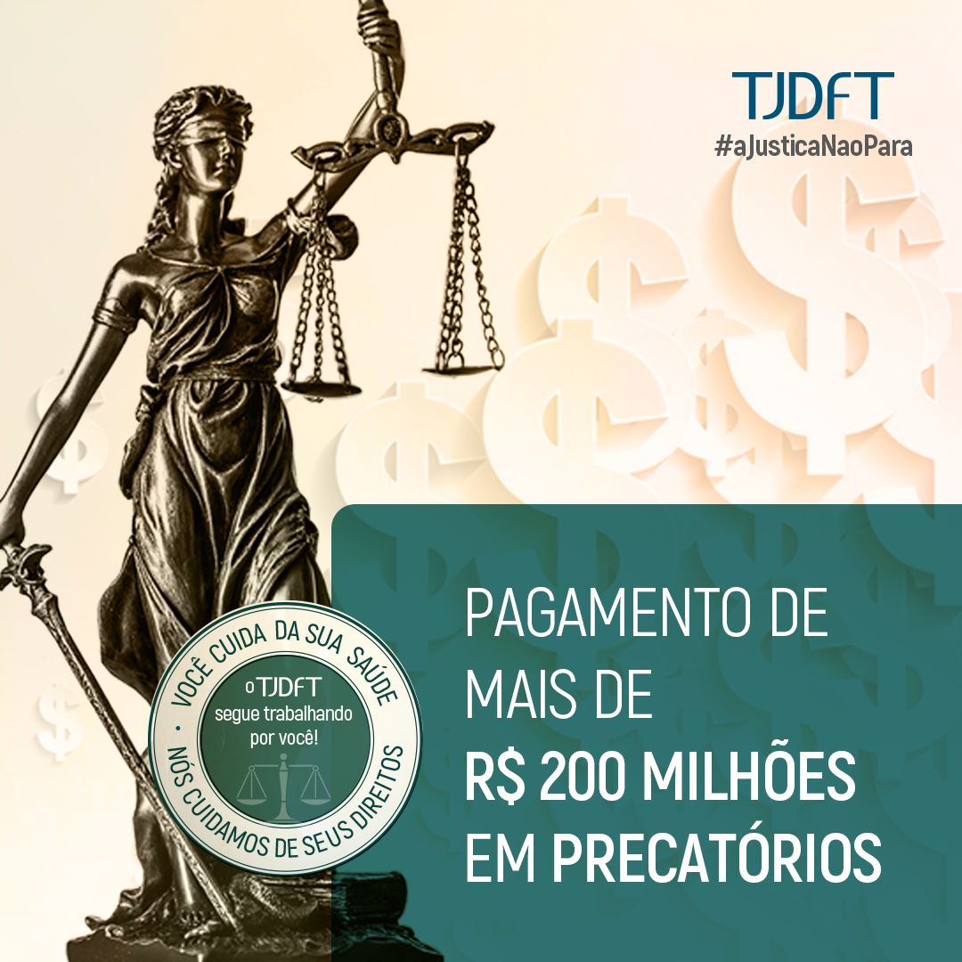 Você está visualizando atualmente Pandemia: medidas viabilizam pagamento de mais de R$ 200 mi em precatórios no DF