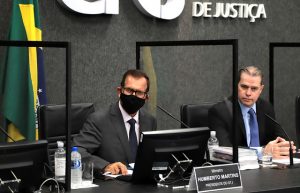 Ministro Humberto Martins, presidente do STJ, e ministro Dias Toffoli, presidente do CNJ - Foto: Luiz Silveira/Agência CNJ