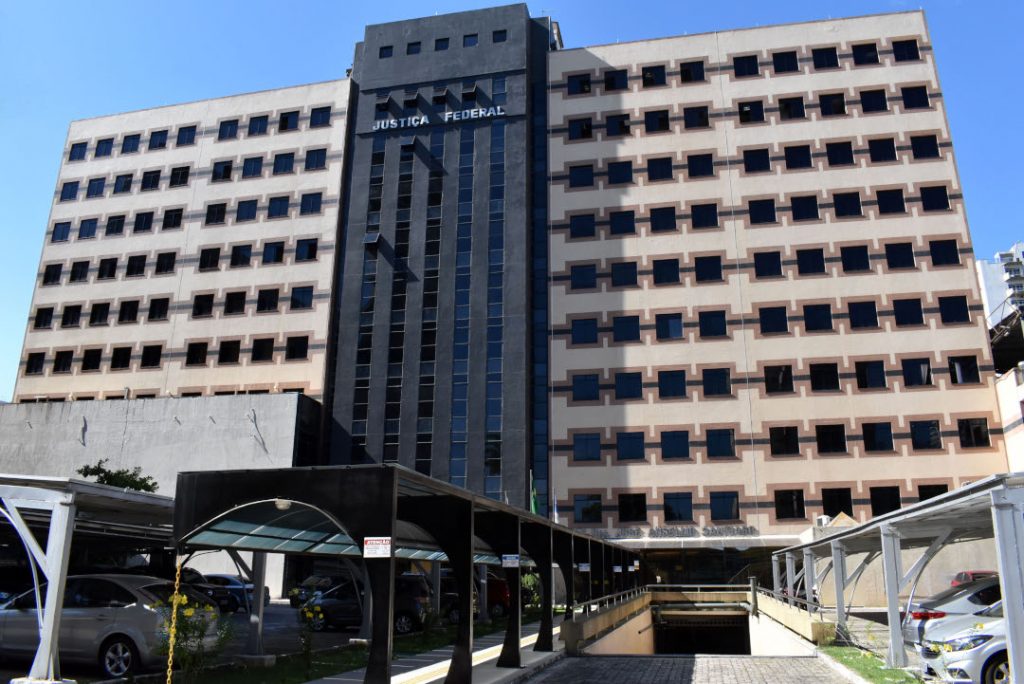 Foto da fachada da sede da Justiça Federal no Pará, órgão do TRF1, em Belém (PA)