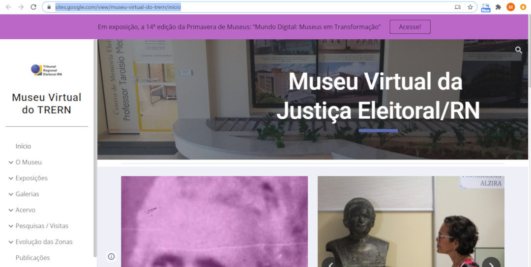 Você está visualizando atualmente Tribunal Eleitoral do RN lança museus virtuais para preservar memória do Judiciário