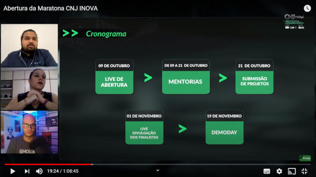 Você está visualizando atualmente Desafios do CNJ Inova buscam aprimorar produtividade e dados da Justiça