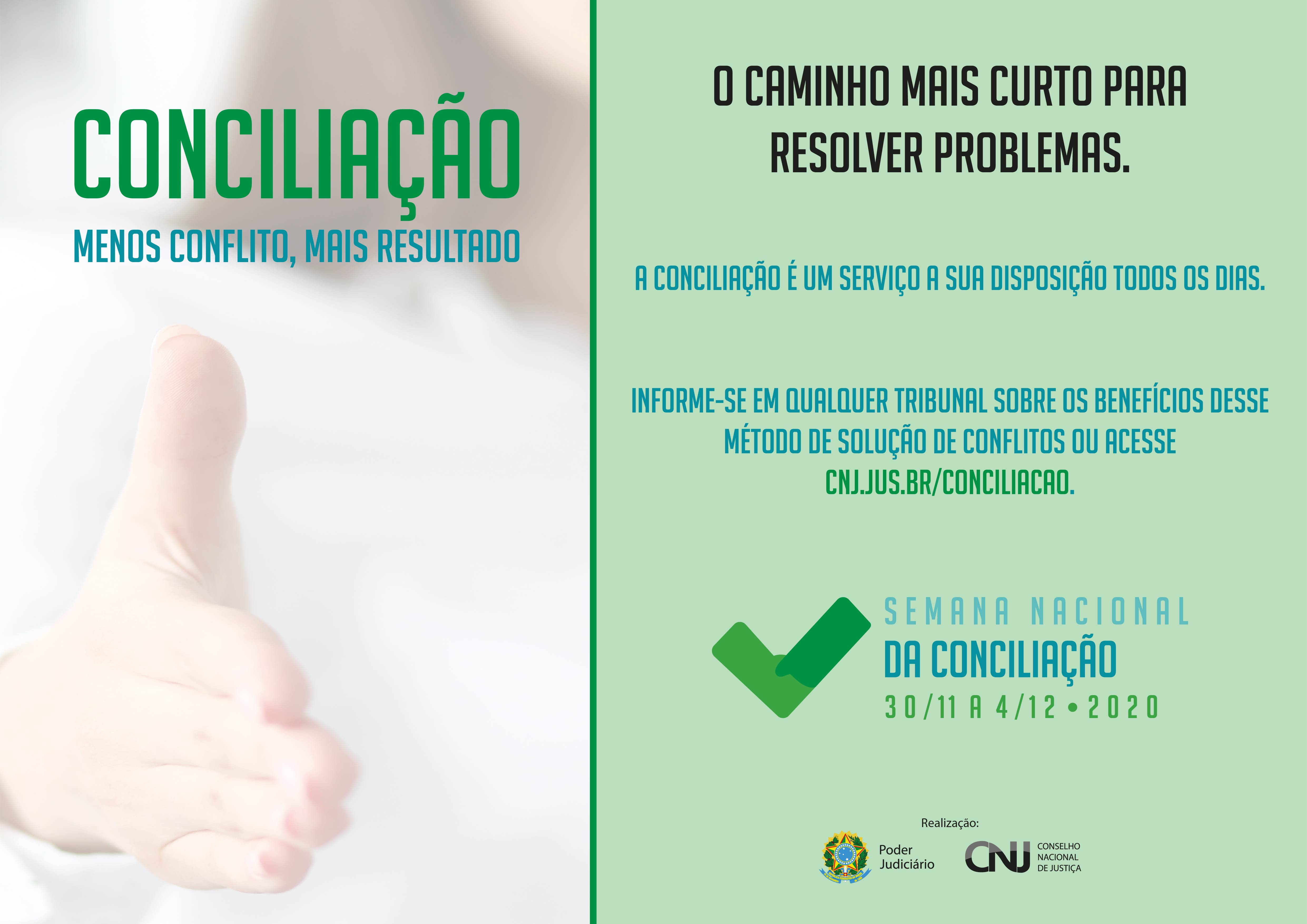 Leia mais sobre o artigo Inscrições para a Semana Nacional da Conciliação vão até hoje (30/10) no Maranhão