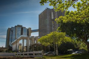 Foto da sede do Tribunal de Justiça de Santa Catarina (TJSC), em Florianópolis (SC)