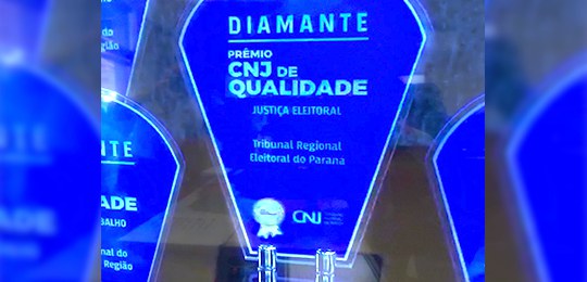 Você está visualizando atualmente Justiça Eleitoral do Paraná é Diamante no Prêmio CNJ de Qualidade