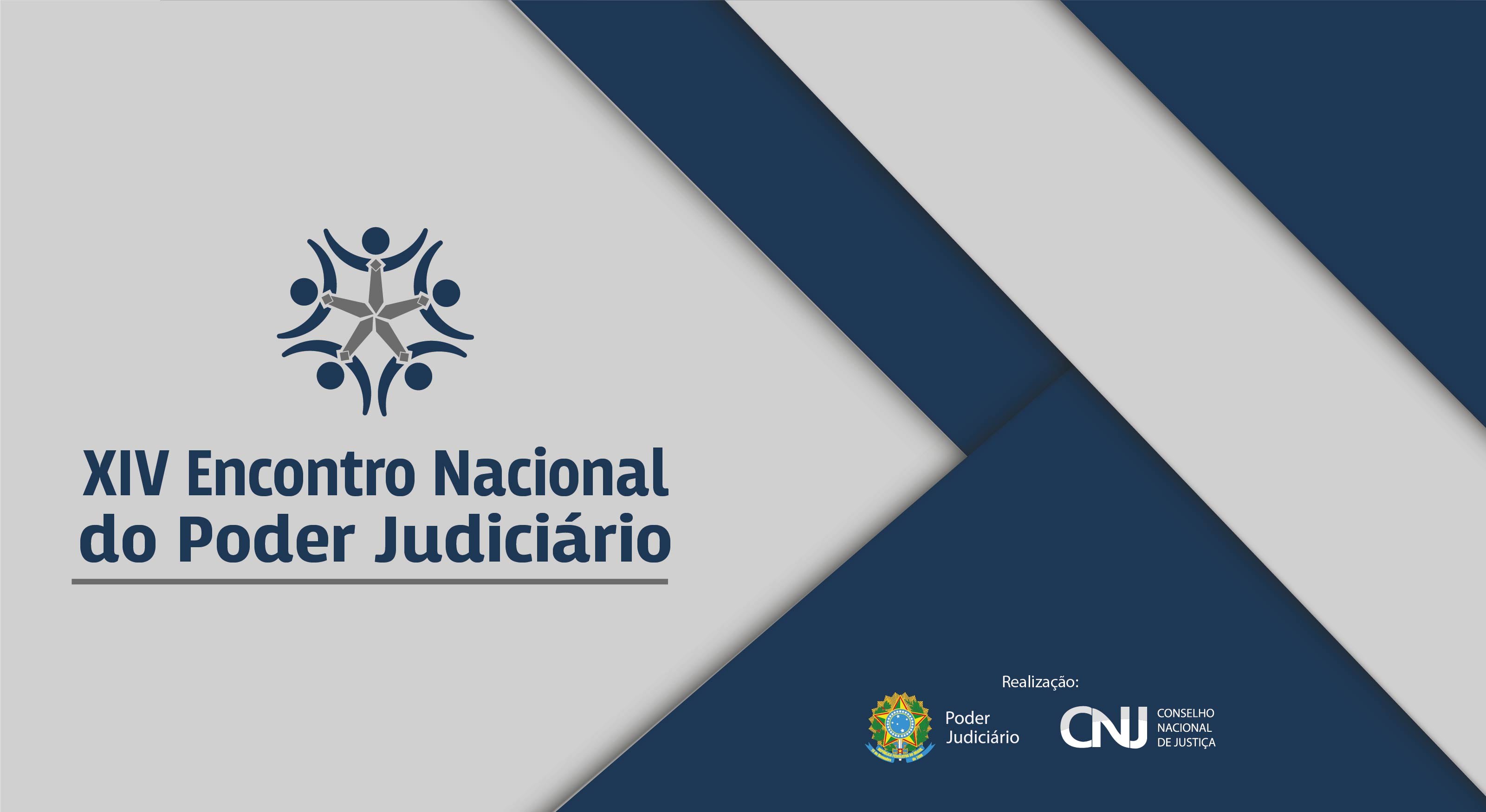 Banner do XIV Encontro Nacional do Poder Judiciário