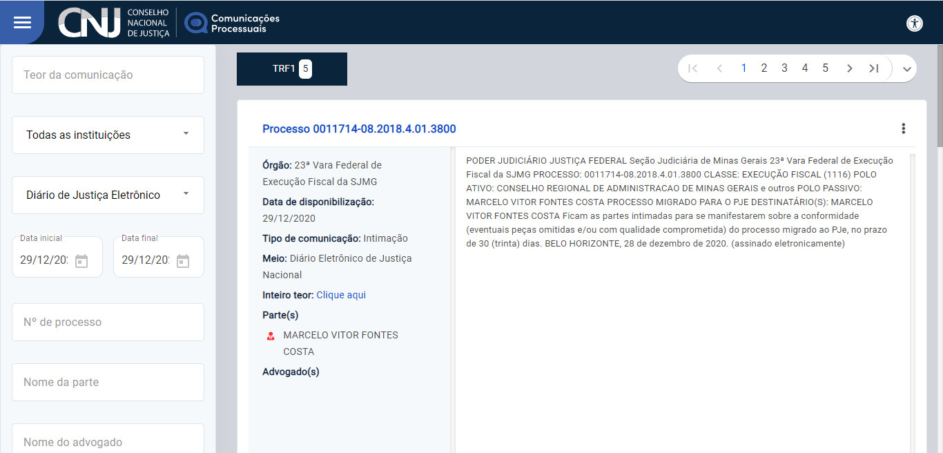 Você está visualizando atualmente Tribunal Federal da 3ª Região adota Diário de Justiça Eletrônico Nacional