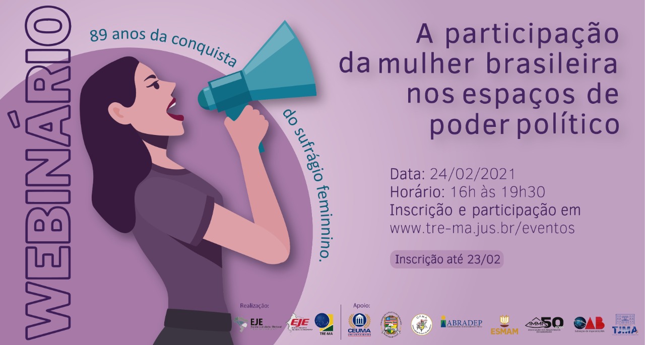 Você está visualizando atualmente Webinário debate participação da mulher nos espaços de poder político