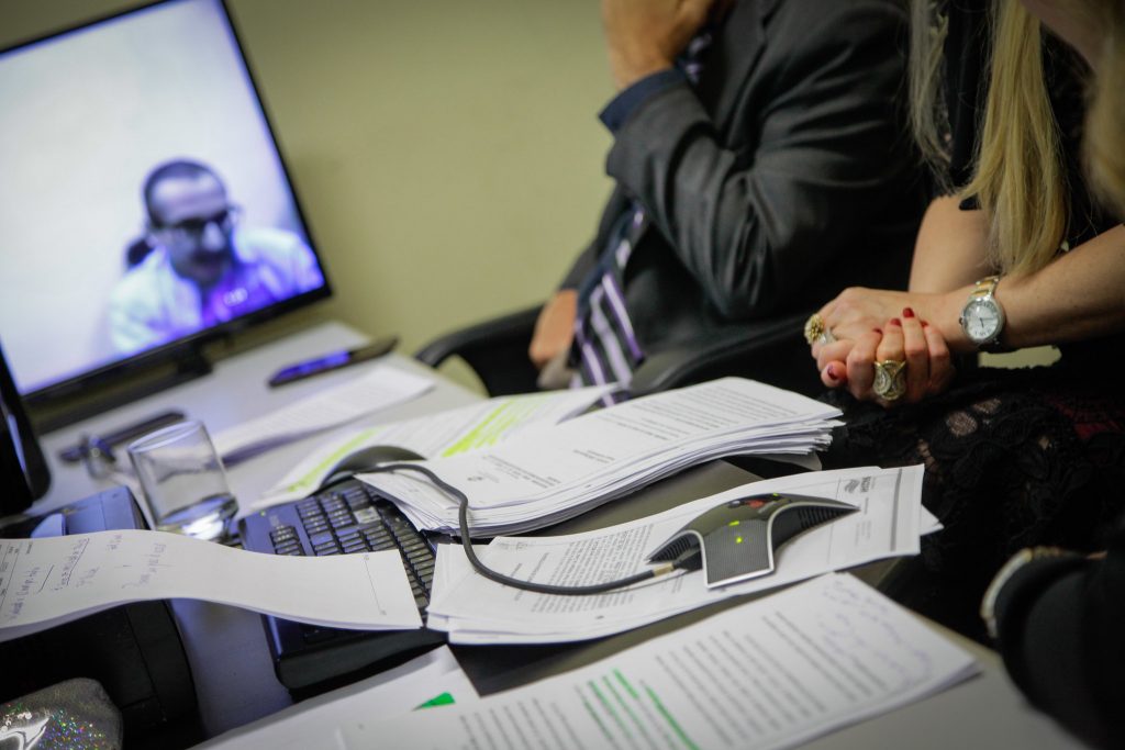 As audiências em meio digital se tornaram realidade em todo o país com a pandemia da Covid-19. Foto: Igor Braga/TJAM