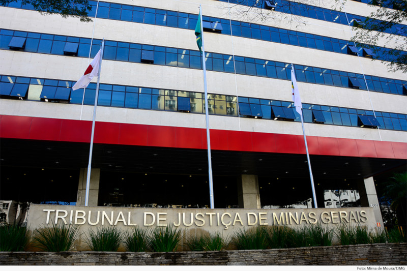 Foto da fachada da sede do Tribunal de Justiça de Minas Gerais (TJMG), em Belo Horizonte (MG)