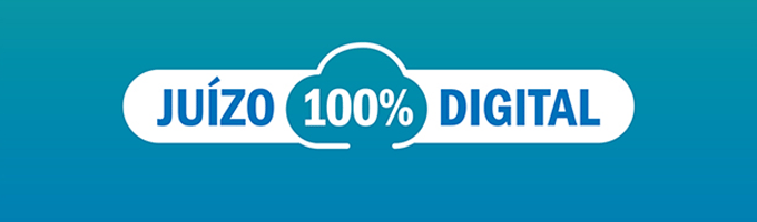 Logomarca do Juízo 100% Digital