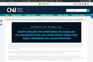 Read more about the article Consulta pública aborda atuação em curso para ingresso na magistratura