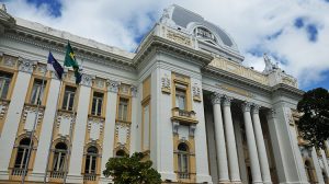 Foto da fachada da sede do Tribunal de Justiça de Pernambuco (TJPE), em Recife (PE(.