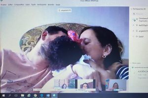 Thiago e Daniela tiveram a sentença da filha proferida em audiência realizada por meio de videoconferência - Foto: Adscom TJPE