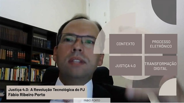 I Colóquio Jurídico Brasil-OEA: Boas Práticas do Direito Brasileiro - Painel: Justiça 4.0: a revolução tecnológica no Judiciário brasileiro no I Colóquio Jurídico Brasil, juiz auxiliar da Presidência do CNJ Fábio Porto - Foto: Romulo Serpa/Ag.CNJ