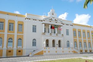 Foto da fachada da sede do Tribunal de Justiça da Paraíba (TJPB), em João Pessoa (PB).
