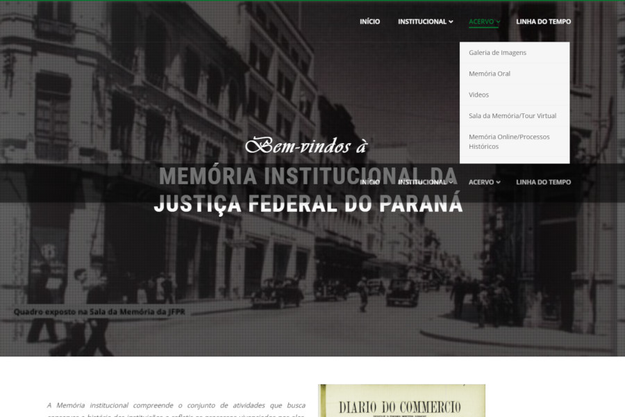 Leia mais sobre o artigo Memória da Justiça Federal do Paraná ganha espaço dedicado na internet