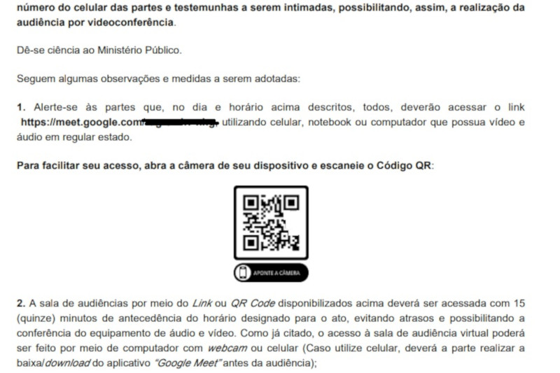 Leia mais sobre o artigo Juizado de Porto Velho (RO) usa QR Code para facilitar acesso a audiências