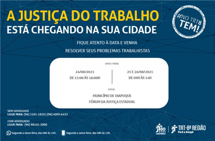 Você está visualizando atualmente Justiça do Trabalho leva serviços nos limites do território brasileiro no Amapá