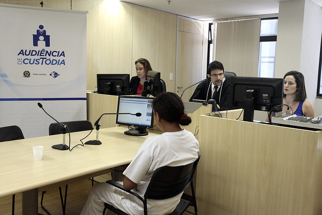 Audiência de Custódia no Tribunal de Justiça do DF e dos Territórios - Foto: Luiz Silveira/Agência CNJ