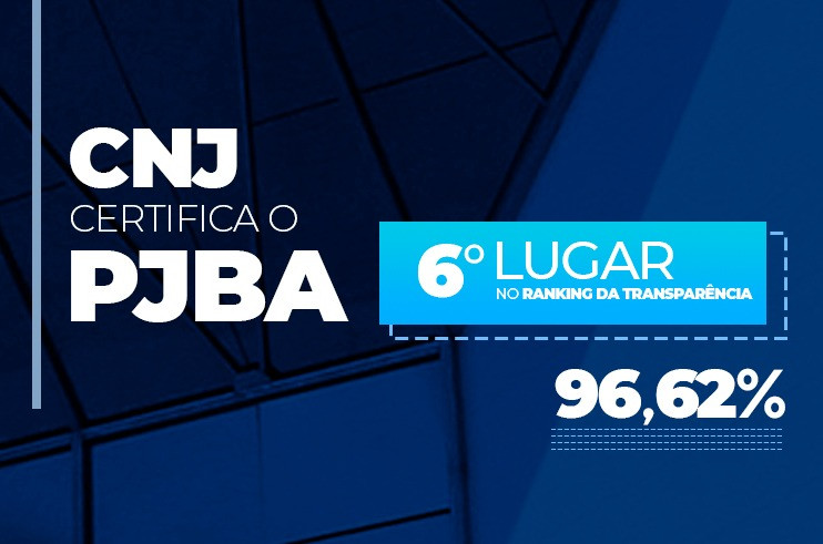 You are currently viewing Judiciário baiano avança e alcança 6º lugar no Ranking da Transparência