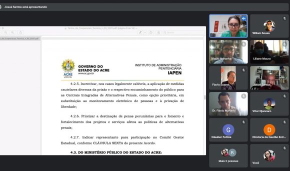 Leia mais sobre o artigo Implantação de Central Integrada de Alternativas Penais é debatida no Acre