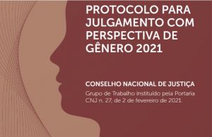 Imagem da capa do Protocolo para julgamento com perspectiva de gênero 2021