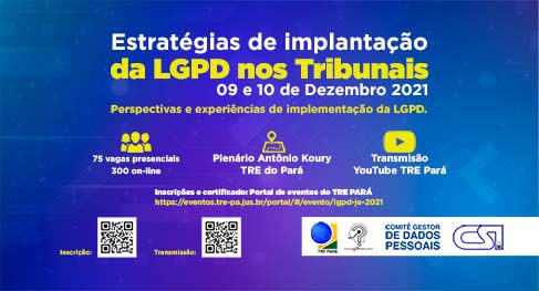 Você está visualizando atualmente Justiça Eleitoral do Pará promove seminário sobre Lei Geral de Proteção de Dados