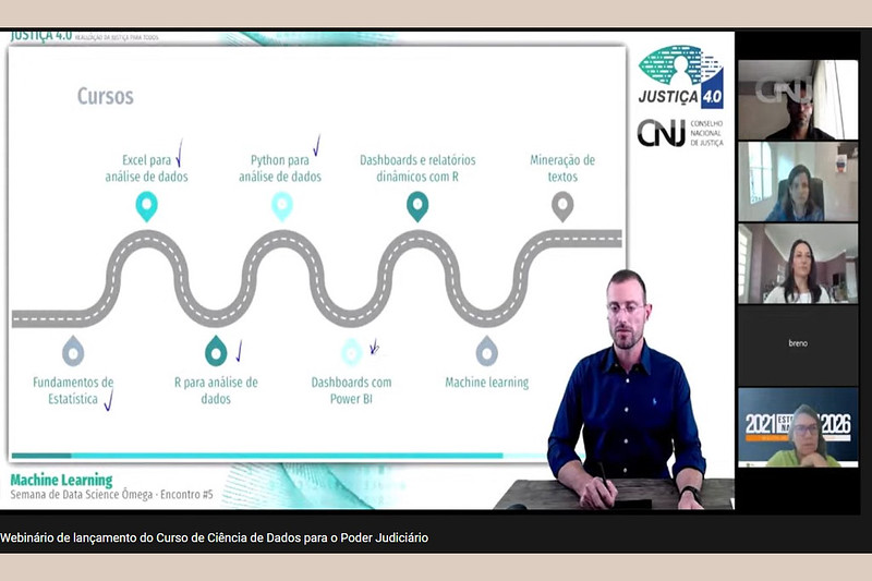 Você está visualizando atualmente Inscrições abertas para cursos de Ciência de Dados aplicada ao Judiciário