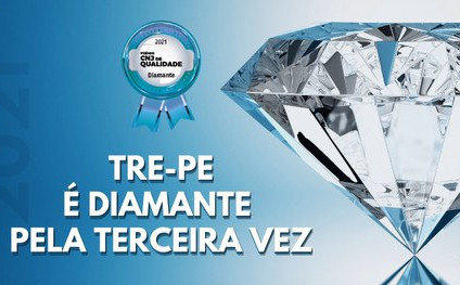 Você está visualizando atualmente Tribunal Eleitoral de Pernambuco recebe selo Diamante pela 3ª vez seguida