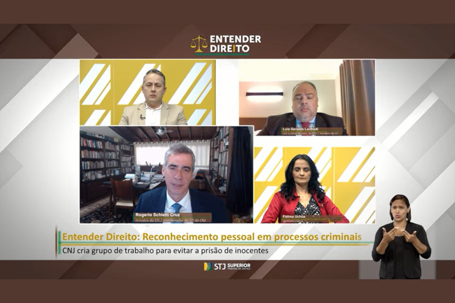 Você está visualizando atualmente Programa do STJ debate reconhecimento pessoal em processos criminais