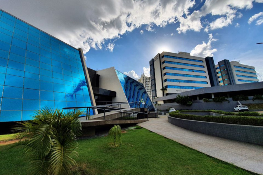 Foto da sede do Tribunal Regional do Trabalho da 23ª Região (TRT23), em Cuiabá (MT).