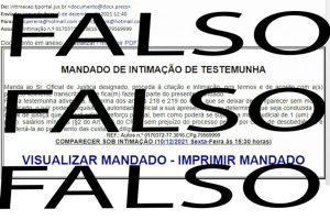 Imagem de falso e-mail enviado ás pessoas para roubar dados pessoas.